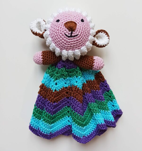 Sheep baby cuddle blanket set - Image 4
