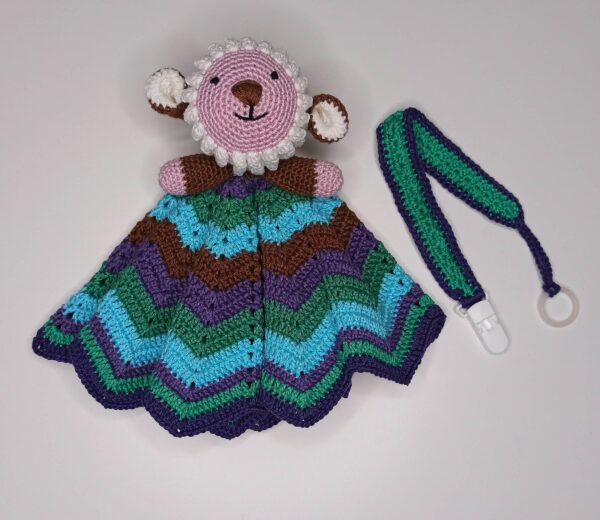Sheep baby cuddle blanket set - Image 2